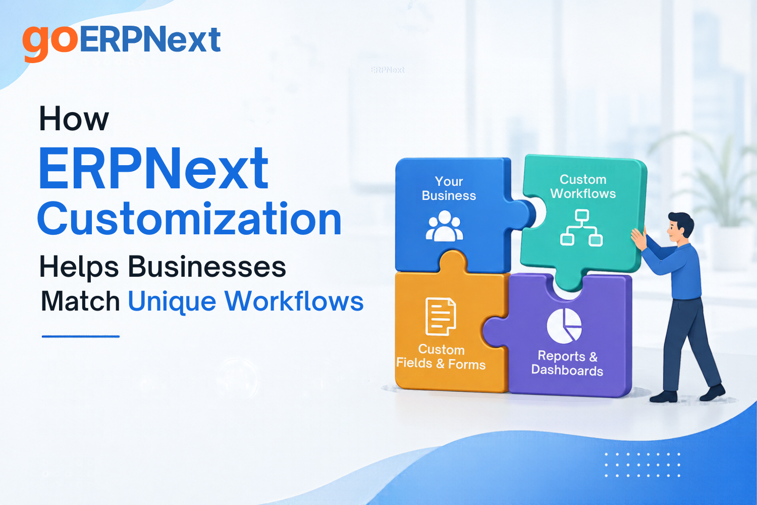 ERPNext customization helps businesses adapt ERP workflows to unique operational requirements |